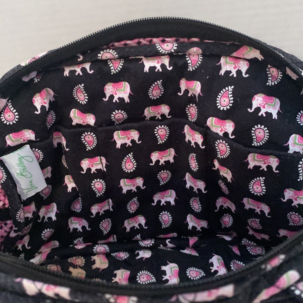 Vera Bradley Pink Elephant Shoulder Tote - Picture 3 of 12